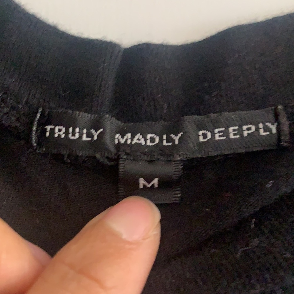 Truly Madly Deeply Black Skeleton Muscle Tee - Picture 4 of 6